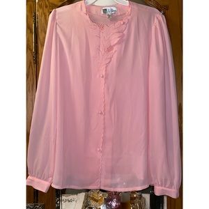 Flowered Detail Blouse